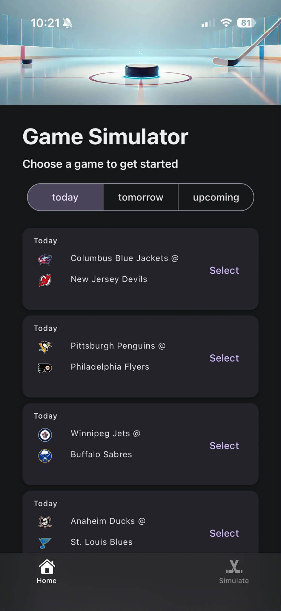 Browse Today's Games